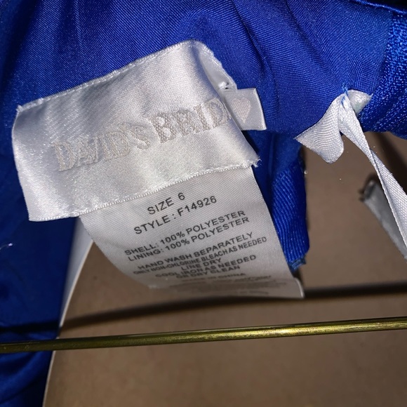 Navy blue size 6 prom dress - Picture 5 of 5